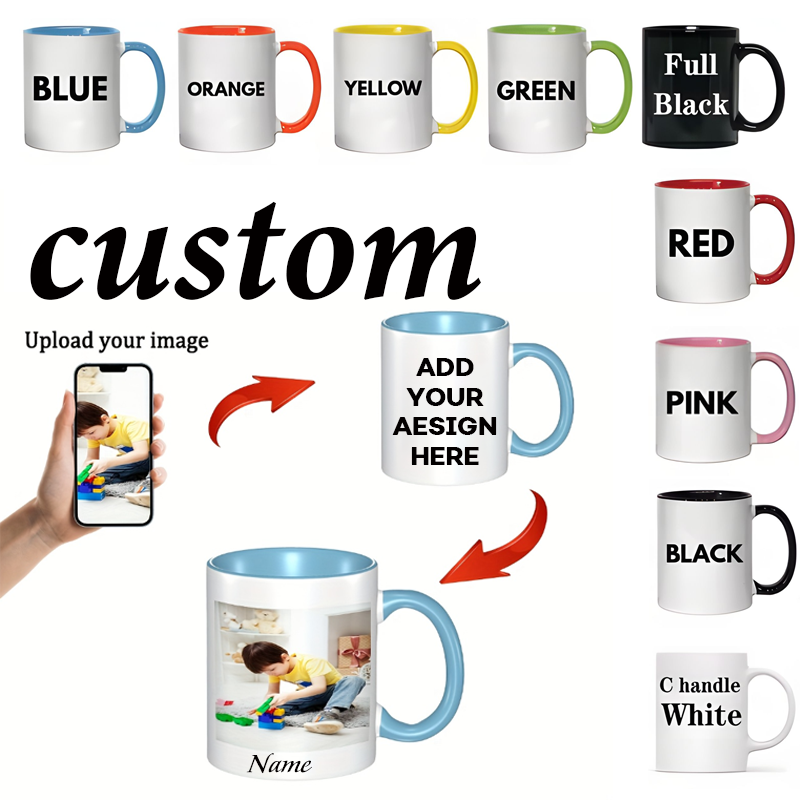 Coffee Tea Images - 1 personalisierte Tasse (11oz), Tasse mit