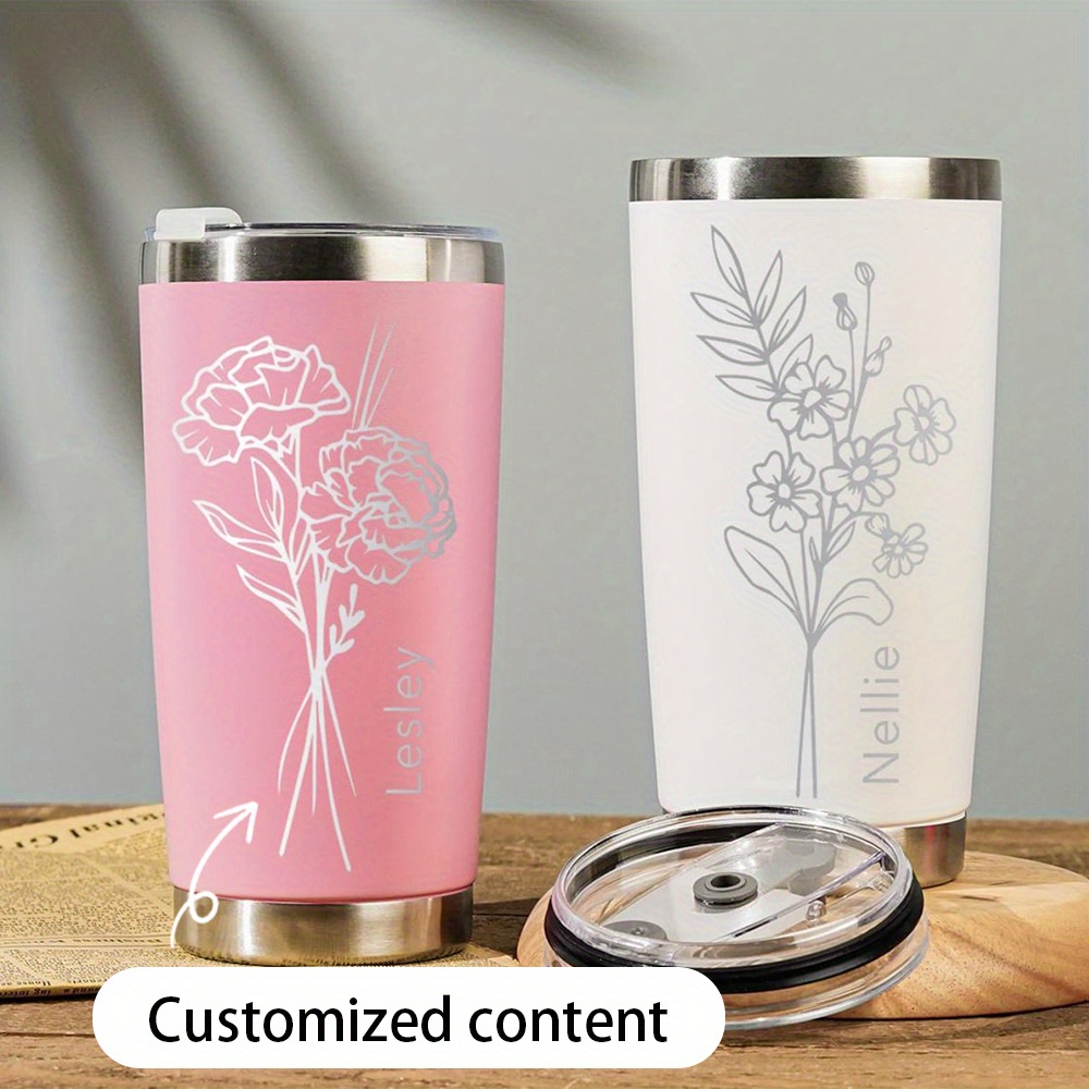 Personalisierter Edelstahl-Bec – Coffee Tea Name Bewertung und Preis