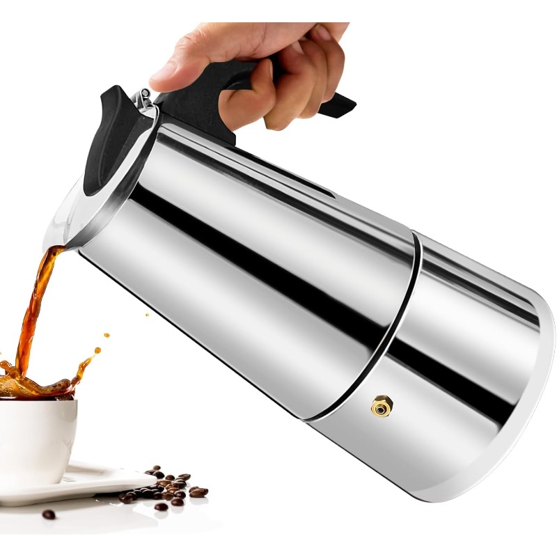 6-Tassen-Mokkakanne aus Edelst – Moka Pot Stove Bewertung und Preis