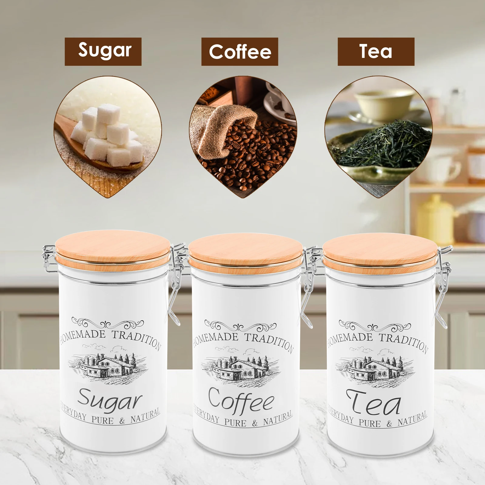 3 Teile/satz Tee Kaffee Zucker – Coffee Tea And Sugar Set Bewertung und Preis